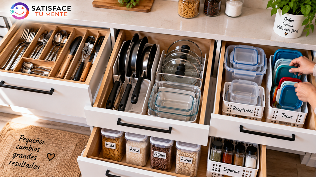 organizar cajones recipientes cocina organizar cajones recipientes cocina