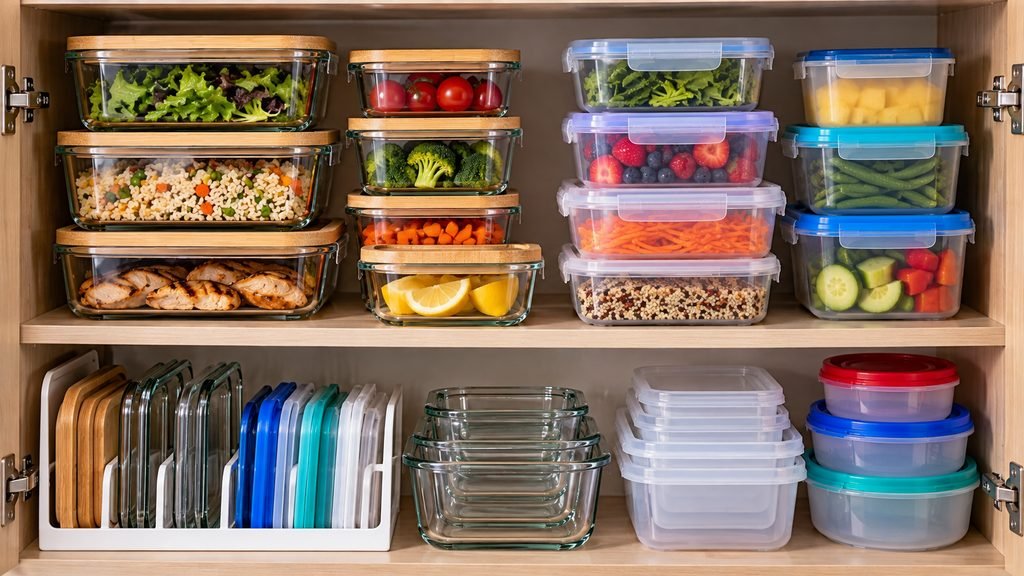 organizar recipientes cocina