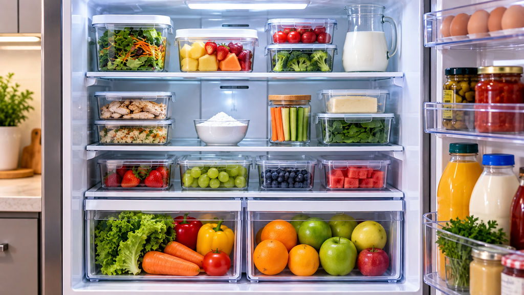 refrigerador limpio organizado sin malos olores refrigerador limpio organizado sin malos olores