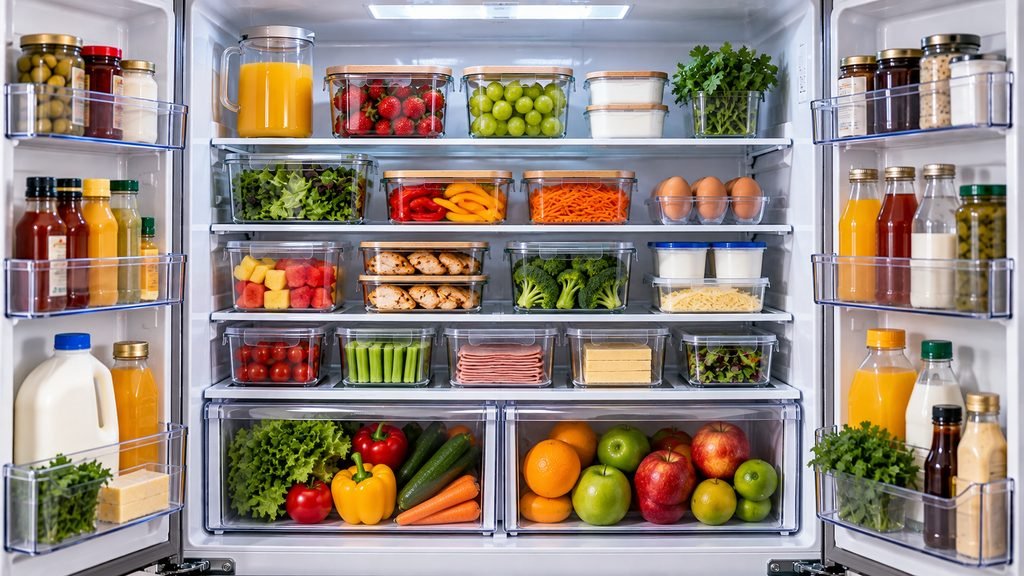 Cómo organizar el refrigerador para aprovechar mejor el espacio refrigerador organizado espacio