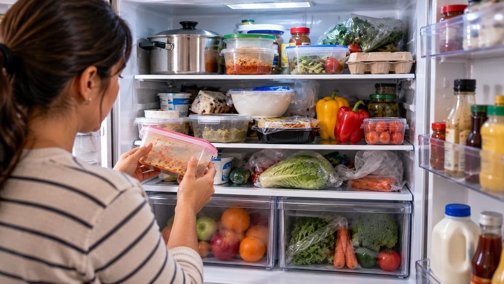 Cómo organizar el refrigerador para aprovechar mejor el espacio revisar alimentos refrigerador
