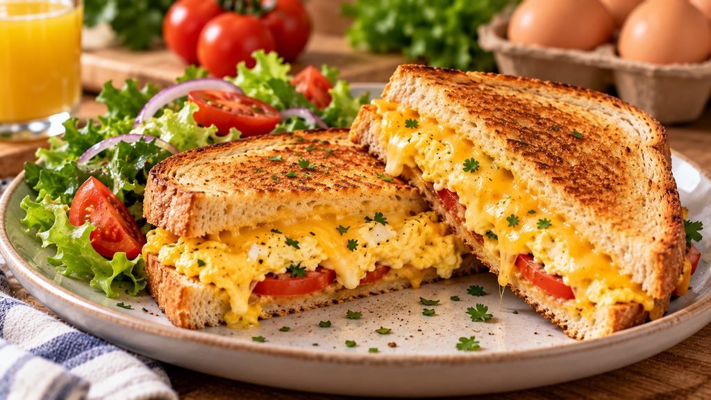 5 recetas fáciles con huevos para cuando no sabes qué cocinar sandwich caliente huevo queso